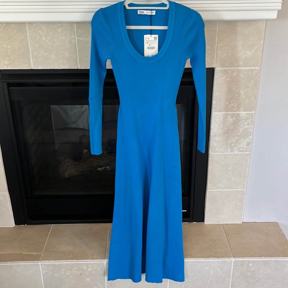 Zara Ribbed Knit Dress